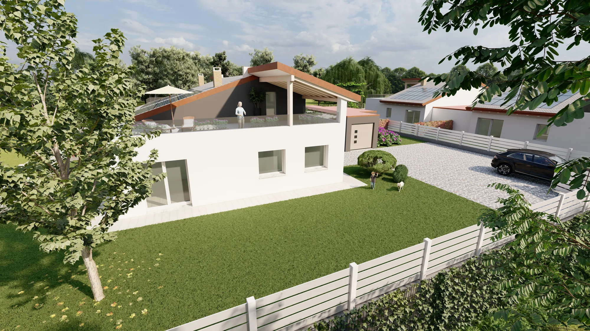 Ville Il Noce — esterni unita 3 4