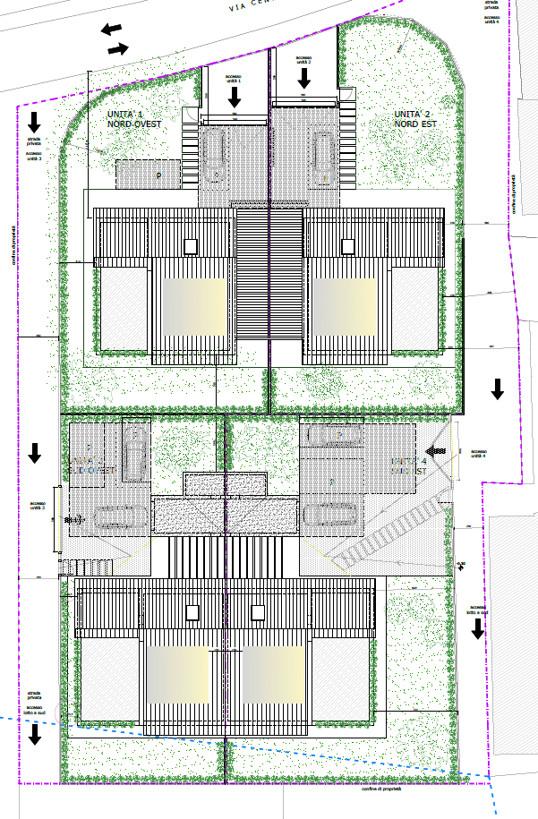 Ville Il Noce — piantina e dati tecnici