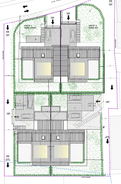 Ville Il Noce — piantina e dati tecnici