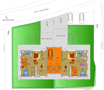 Ville Il Noce — piantina e dati tecnici