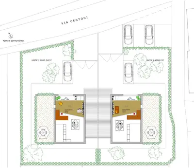 Ville Il Noce — piantina e dati tecnici