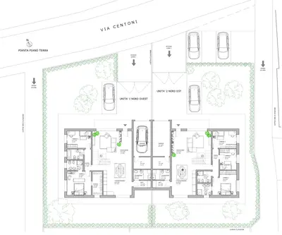 Ville Il Noce — piantina e dati tecnici
