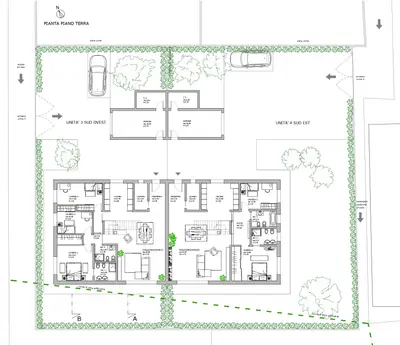Ville Il Noce — piantina e dati tecnici