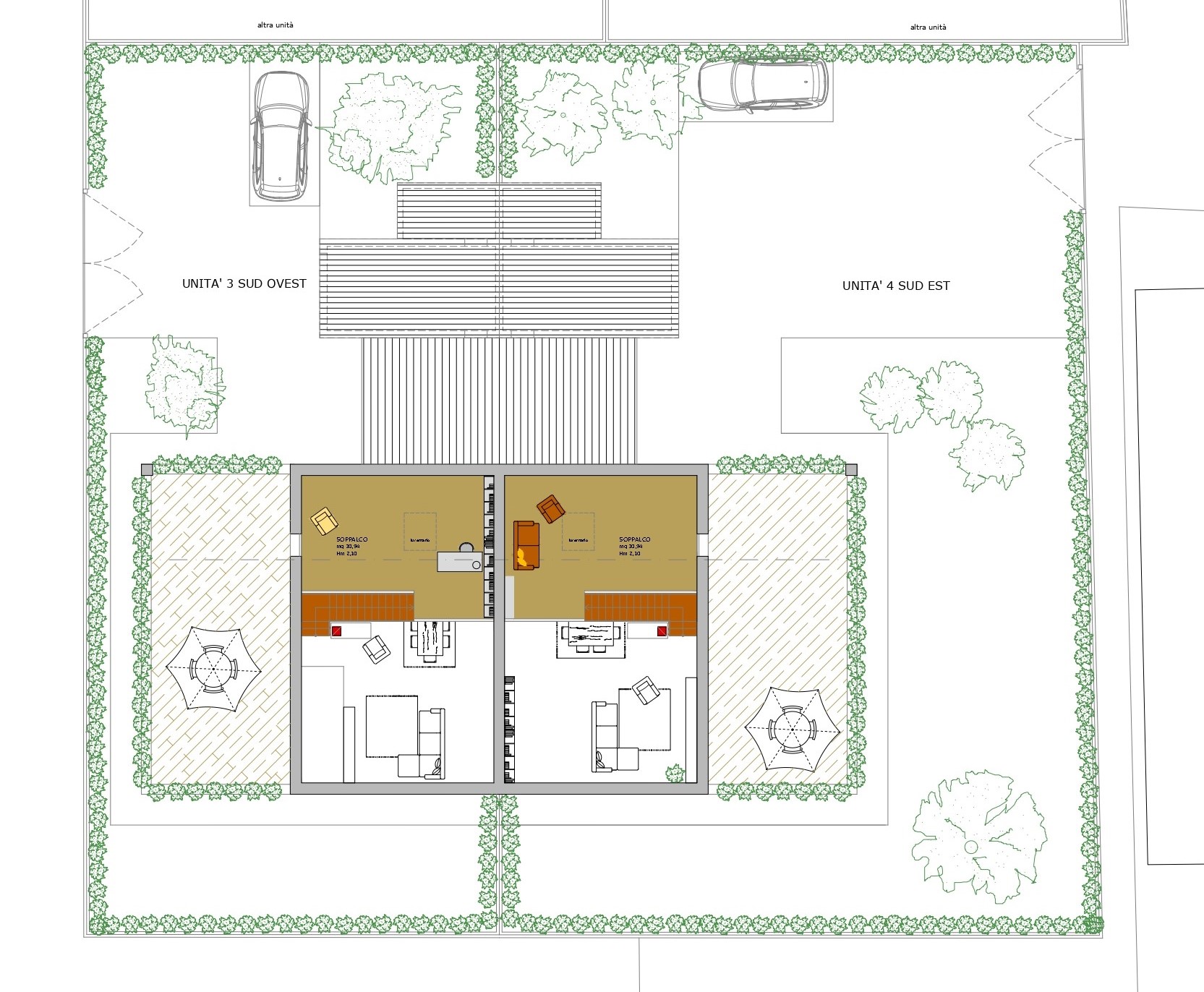 Ville Il Noce — piantina e dati tecnici